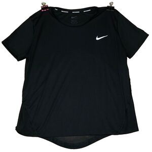 Nike Running Dri Fit Women’s Mesh Active Shirt Size M Black
